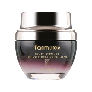 Крем для шкіри навколо очей FarmStay Grape Stem Cell Wrinkle Repair Eye Cream З фітостовбуровими клітинами винограду 50 мл (8809317284880) зображення 1