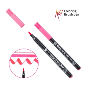 Художній маркер KOI Маркер-пензель акварельний Маджента рожева , 421 (084511393110) зображення 1