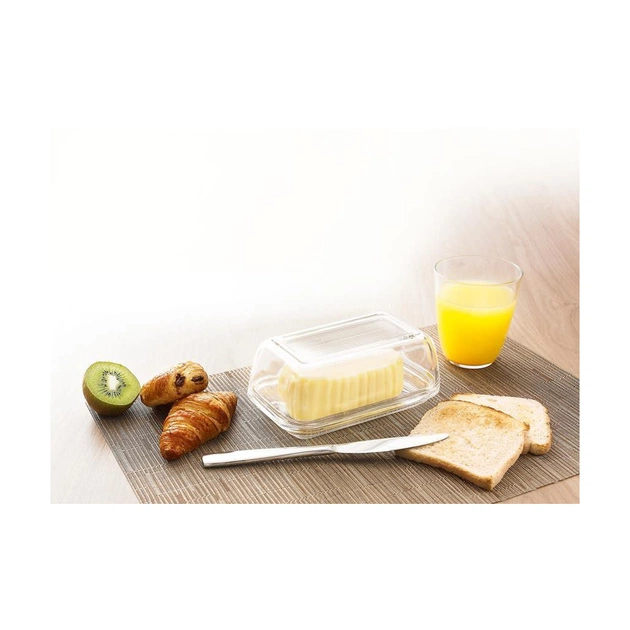 Маслянка кухонна Luminarc Butter Clear 17 см (N3913) - picture 6