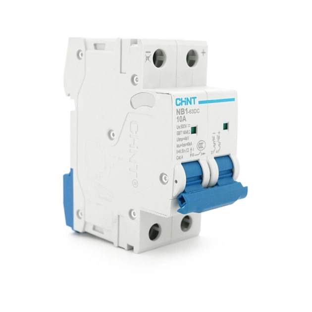 Автоматический выключатель CHINT NB1-63DC 2P C10 DC500V - изображение 1