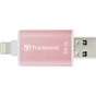 USB флеш накопичувач Transcend 64GB JetDrive Go 300 Rose Gold USB 3.1/Lightning (TS64GJDG300R) - зменшене зображення 4