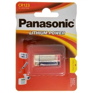 Батарейка Panasonic CR 123 * 1 LITHIUM (CR-123AL/1BP) зображення 1