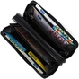 Гаманець Bond Accessories З двома відділеннями із натуральної шкіри Чорна (22027) - зменшене зображення 7