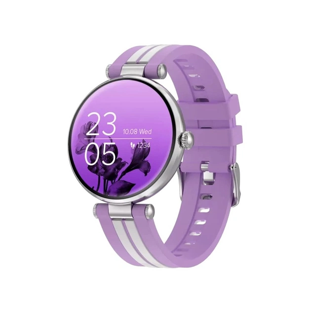 Смарт-годинник Canyon Semifreddo SW-61 Silver-Lavender (CNS-SW61PP) - зображення 1