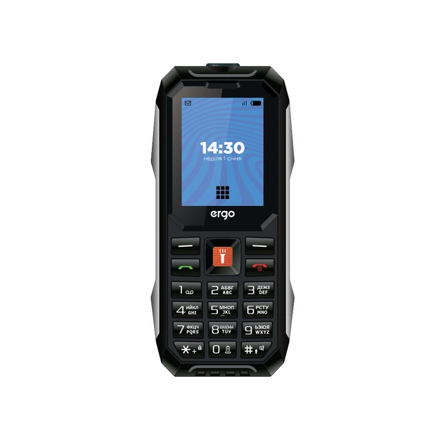 Мобільний телефон Ergo E182 Black - зображення 1