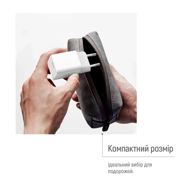 Зарядний пристрій ColorWay GaN Mini 65W PD Port PPS USB-C white (CW-CHS049PD-WT) - picture 11