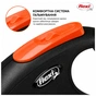 Повідець для собак Flexi New Neon стрічка S 5 м/ 15 кг помаранчевий (4000498032008) - зменшене зображення 10