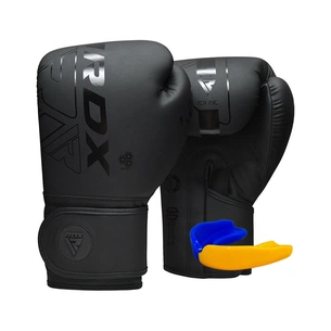 Боксерські рукавички RDX F6 Kara Matte Black 6 унцій (BGR-F6MB-6OZ) зображення 1
