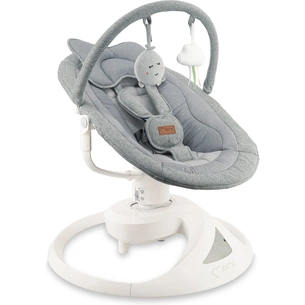 Крісло-гойдалка MoMi PEARL baby swing grey (BULE00040) зображення 1