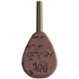 Грузило Brain In-Line Flat Lead 30g 2шт/уп Brown (1858.32.12) - зменшене зображення 1