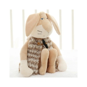 М'яка іграшка Sigikid Кролик у жупані 31 см (38779SK) зображення 1