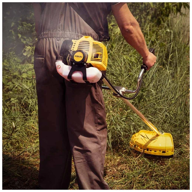 Тример садовий Sigma бензиновий 2.4кВт 43.0см, жорсткий вал U-ручка (5612601) - picture 12