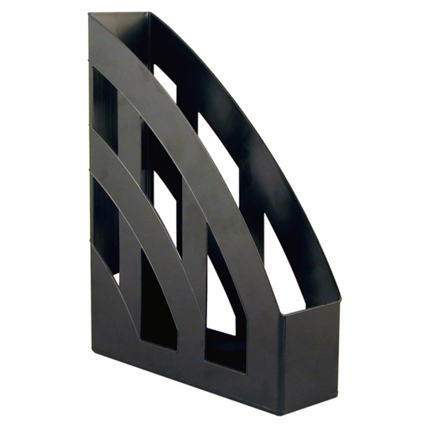 Лоток для бумаг Delta by Axent vertical, "Budget", black (D4006-01) - изображение 1