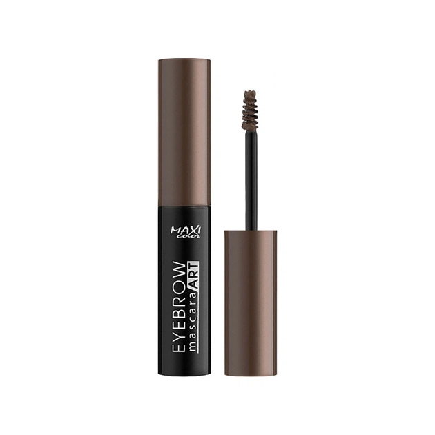 Туш для брів Maxi Color Eyebrow Art Mascara 03 - Брюне (4823097122143) - picture 1