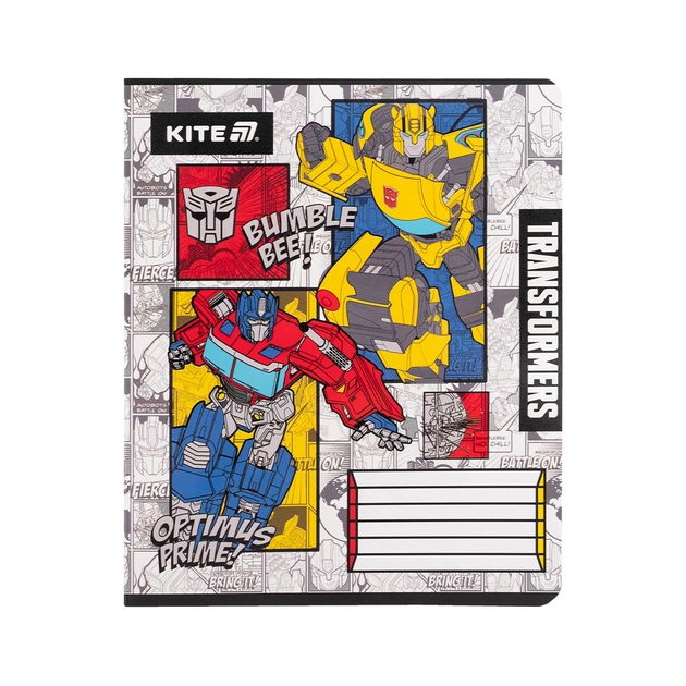 Зошит Kite Transformers, 12 аркушів, клітинка (TF25-232) - picture 8