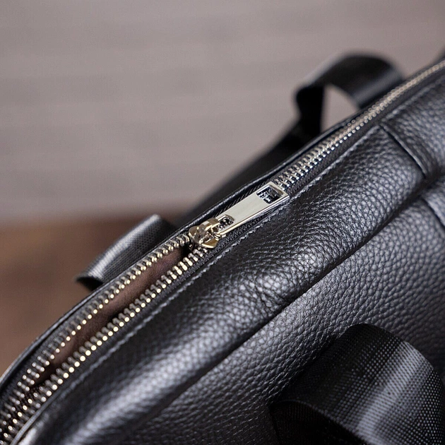 Сумка Vintage Шкіряна Чорна (14794) - зображення 8