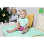 Слинявчик Еко Пупс Eco Cotton бандана 21x30 (ментол, зірочки) (BEC-011) - уменьшенное изображение 3