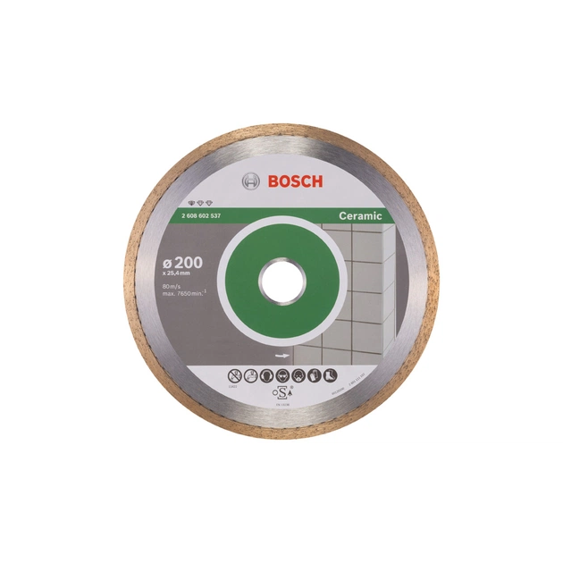 Круг відрізний Bosch Standard for Ceramic 200-25.4 (2.608.602.537) - зображення 1