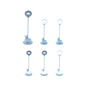 Настольная лампа Kite Cloudy Bunny LED с аккумулятором, голубая (K24-493-1-3) - уменьшенное изображение 5