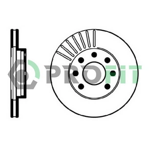 Гальмівний диск Profit 5010-0151 зображення 1