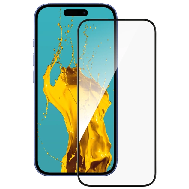 Скло захисне Piko Full Glue Apple iPhone 16 Plus Black (1283126593390) - зображення 1
