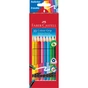 Олівці кольорові Faber-Castell Grip, акварельні/ 10 кольорів в картонній коробці (116613) (28944) - зменшене зображення 1
