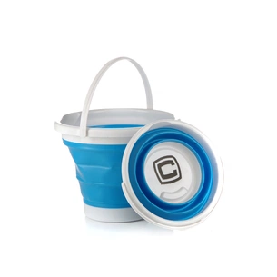 Відро складне СИЛА силіконове 10 л blue (961004) зображення 1