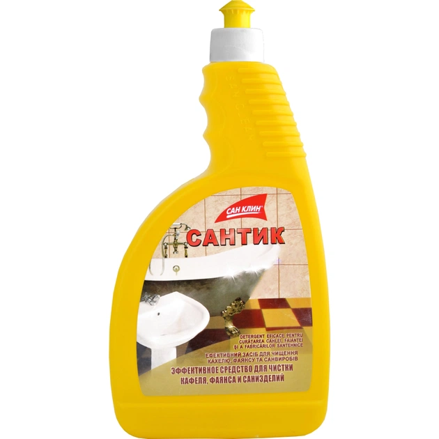 Рідина для чищення ванн San Clean Сантік для сантехніки 750 г (4820003542255) - зображення 1