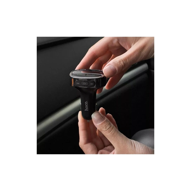 FM модулятор HOCO E70, Black, Box - picture 8