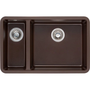 Мийка кухонна GRANADO Under top DOUBLE marron (gr3406) зображення 1