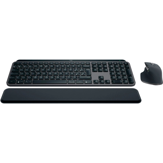 Комплект Logitech MX Keys S Plus Palmrest Wireless UA Graphite (920-011614) - зображення 1