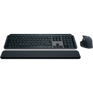 Комплект Logitech MX Keys S Plus Palmrest Wireless UA Graphite (920-011614) зображення 1