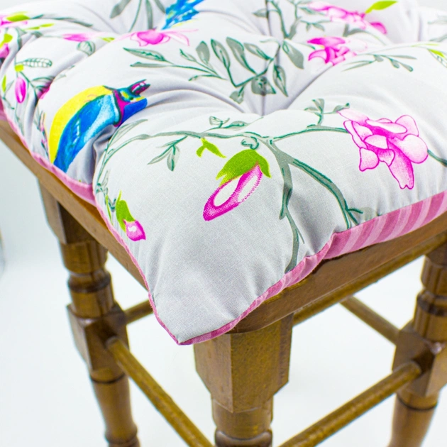 Подушка на стілець MirSon Бязь Принт 17-0553 Nadia 50х50 см (2200006277033) - зображення 4