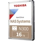 Жорсткий диск 3.5" 16TB N300 Toshiba (HDWG51GUZSVA) - зменшене зображення 1