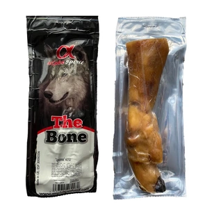 Ласощі для собак Alpha Spirit Ham Bone Leg Vacuum м'ясна кісточка 6 см (8437015969282) зображення 1