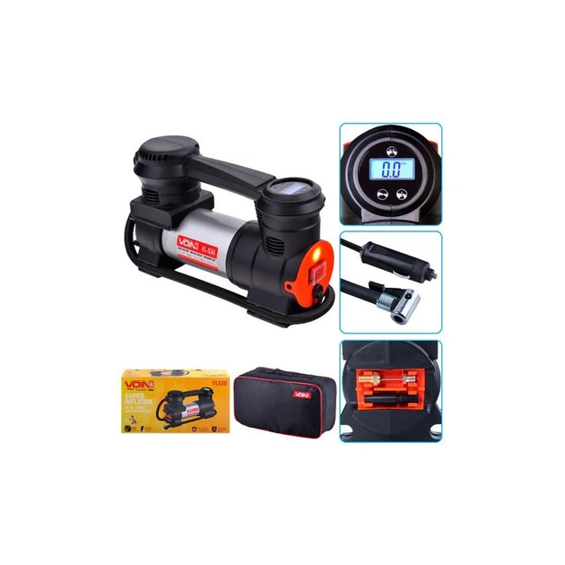 Автомобильный компрессор VOIN VL-530 150psi/15A/40л (VL-530) - изображение 6
