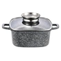 Каструля Gusto квадратна покриття Ceramic Snow 4,4 л (GT-2704-24) - зменшене зображення 1