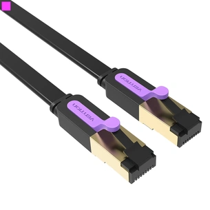 Патч-корд Vention CAT7 SSTP Ethernet, 5 m, Black (ICDBJ) изображение 1