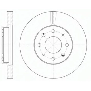Гальмівний диск SHINOBI NBD05026 зображення 1