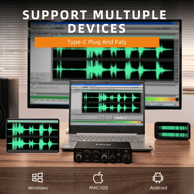 Аудіоінтерфейс Fifine Ampli 3 - picture 8
