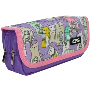Пенал Cool For School 1 відділення Фіолетовий (CF87232) зображення 1