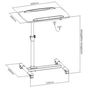 Столик для ноутбука ITech TS-7 - зменшене зображення 2