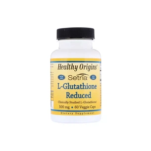 Амінокислота Healthy Origins L-Глутатіон 500мг, Setria, 60 капсул (HO41336) зображення 1