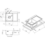 Мийка кухонна Kroner Geburstet-6350LHM (CV031320) - preview 9