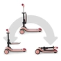 Самокат Kinderkraft Halley 2 Rose Pink (KRHALL02PNK0000) (5902533930173) - зменшене зображення 3