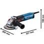Шліфувальна машина Bosch GWS 17-125 S (0.601.7D0.300) - зменшене зображення 2