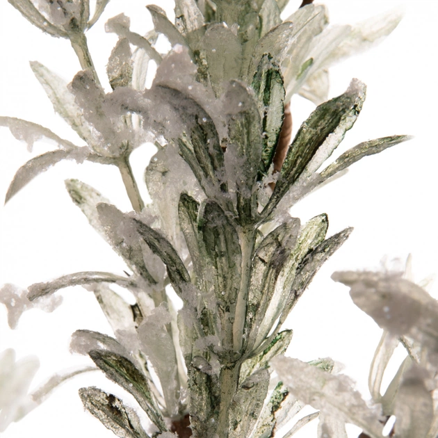 Декоративна гілка YES! Fun Дрібні листочки Засніжена 84 см (974811) - picture 2