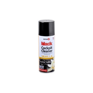 Автополіроль NOWAX BLACK Cockpit Cleaner 200ml, ваніль (NX00201) зображення 1