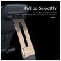 Подставка для планшета и телефона Knight Foldable Desk Mobile Phone Holder Stand (Alloy) Black Essager (EZJZM-QS01) - уменьшенное изображение 4