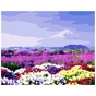 Картина по номерам Strateg Поле різнокольорових квітів 40х50 см (VA-2911) - зменшене зображення 1